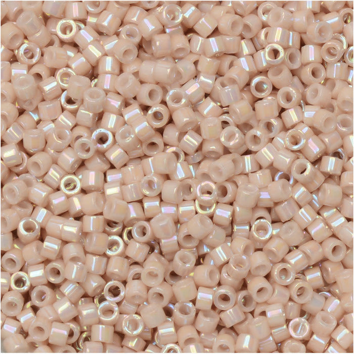 Miyuki Delica Seed Beads, 11/0 Size, #1505 Opaque Pink Champagne (7.2 Gram Tube)