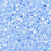 Miyuki Delica Seed Beads, 11/0 Size, #1537 Opaque Light Sky Blue Ceylon (2.5" Tube)