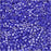 Miyuki Delica Seed Beads, 11/0 Size, #1569 Opaque Cyan Blue Luster (2.5" Tube)