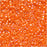 Miyuki Delica Seed Beads, 11/0 Size, Opaque Mandarin AB Orange DB1573 (7.2 Grams)