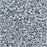 Miyuki Delica Seed Beads, 11/0 Size, Opaque Ghost Grey AB DB1579 (2.5" Tube)