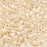 Miyuki Delica Seed Beads, 11/0 Size, Opaque Cream AB DB157 (6.8 Grams)