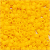 Miyuki Delica Seed Beads, 11/0 Size, Matte Opaque Canary Yellow DB1582 (2.5