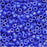 Miyuki Delica Seed Beads, 11/0 Size, Matte Opaque Cyan Blue AB DB1597 (7.2 Grams)