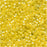 Miyuki Delica Seed Beads, 11/0 Size, Opaque Yellow AB DB160 (2.5" Tube)