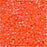 Miyuki Delica Seed Beads, 11/0 Size, Opaque Orange AB DB161 (2.5" Tube)