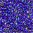 Miyuki Delica Seed Beads, 11/0 Size, Opaque Royal Blue AB DB165 (2.5" Tube)