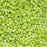 Miyuki Delica Seed Beads, 11/0 Size, Opaque Chartreuse AB DB169 (2.5" Tube)