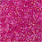 Miyuki Delica Seed Beads, 11/0 Size, #1743 Hot Pink Lined Crystal AB (7.2 Gram Tube)