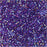 Miyuki Delica Seed Beads, 11/0 Size, #1755 Fuchsia Lined Aqua AB (7.2 Gram Tube)