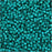 Miyuki Delica Seed Beads, 11/0 Size, White Lined Teal AB DB1782 (7.2 Grams)