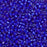 Miyuki Delica Seed Beads, 11/0 Size, #1785 White Lined Cobalt AB (7.2 Gram Tube)