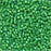 Miyuki Delica Seed Beads, 11/0 Size, #1787 White Lined Green AB (7.2 Gram Tube)