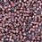 Miyuki Delica Seed Beads, 11/0 Size, #1792 White Lined Dark Smoky Amethyst AB (7.2 Gram Tube)