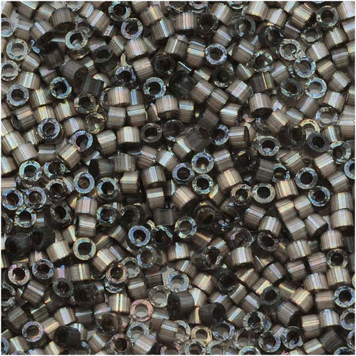 Miyuki Delica Seed Beads, 11/0 Size, Rustic Gray Silk Satin DB1818 (6.5 Grams)