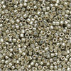 Miyuki Delica Seed Beads, 11/0, Duracoat Galvanized Light Smokey Pewter DB1851 (2.5
