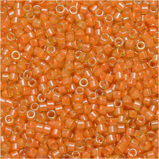 Miyuki Delica Seed Beads, 11/0 Size, #2045 Luminous Mango (7.2 Gram Tube)