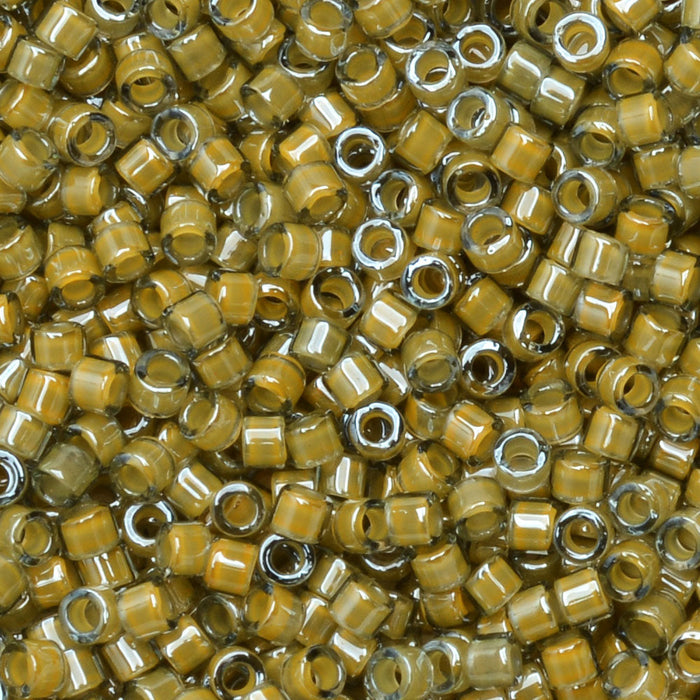 Miyuki Delica Seed Beads, 11/0 Size, #2046 Luminous Mushroom (2.5" Tube)