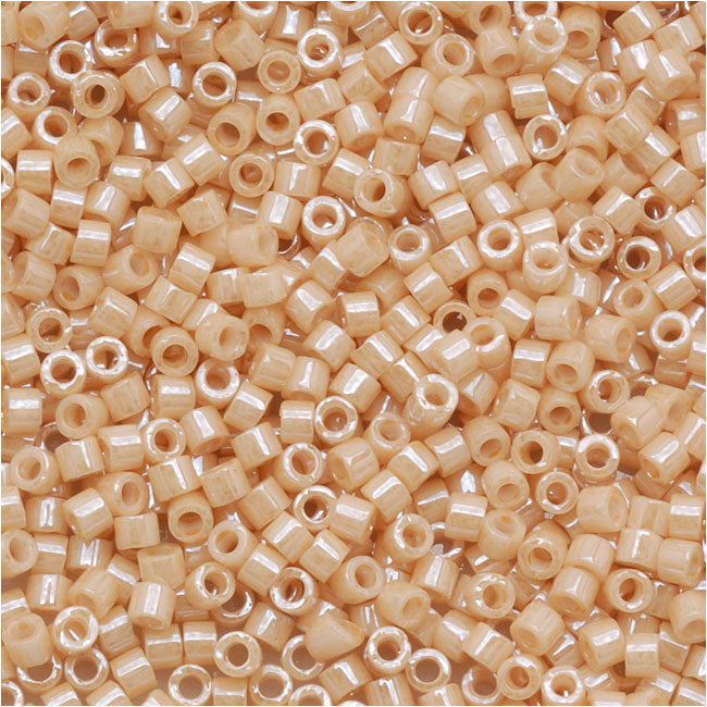 Miyuki Delica Seed Beads, 11/0 Size, Ceylon Light Caramel DB205 (2.5" Tube)