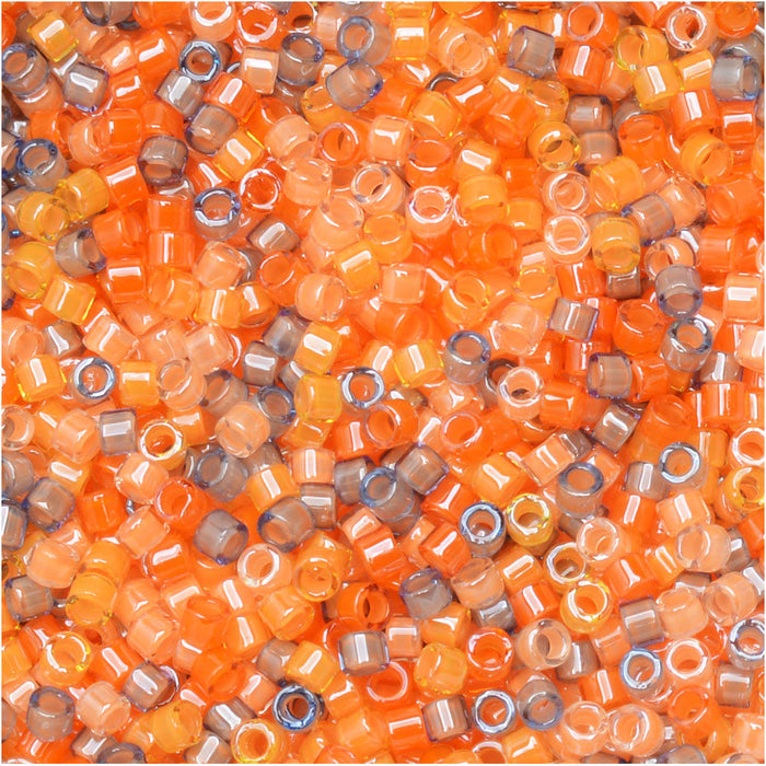 Miyuki Delica Seed Beads, 11/0 Size, #2062 Luminous Mix 2 (2.5" Tube)
