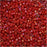 Miyuki Delica Seed Beads, 11/0 Size, Opaque Red Luster DB214 (2.5" Tube)