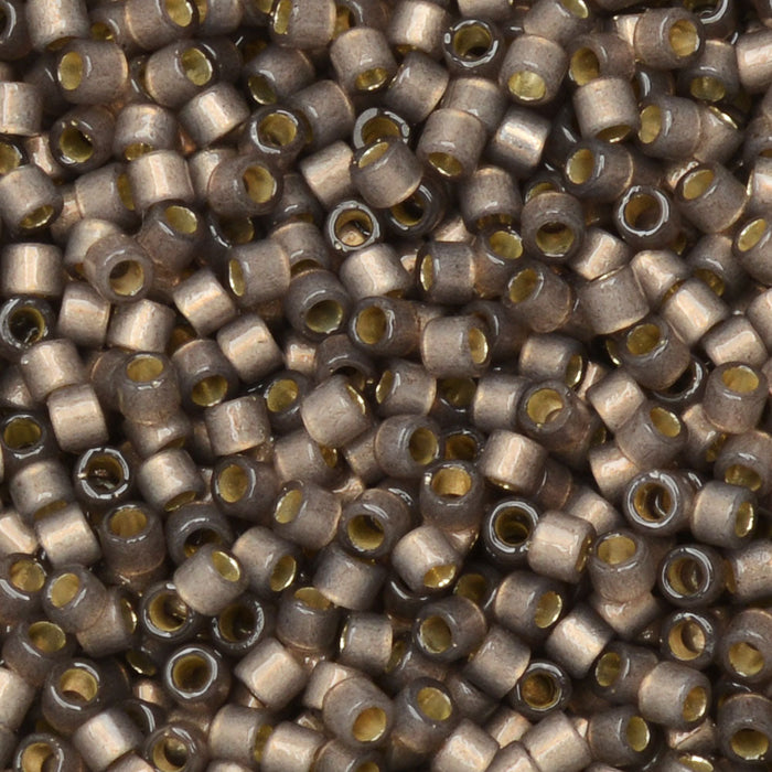 Miyuki Delica Seed Beads, 11/0 Size, #2184 Silver Lined Duracoat Bramble (7.2 Gram Tube)