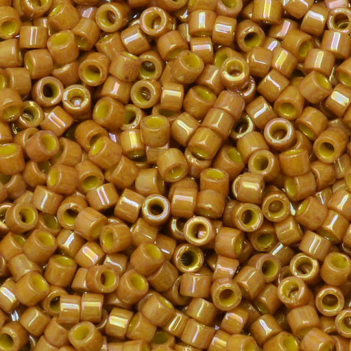 Miyuki Delica Seed Beads, 11/0 Size, #2272 Glazed Opaque Pistachio (7.2 Gram Tube)