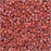 Miyuki Delica Seed Beads, 11/0, #2306 Frosted Opaque Glazed Rainbow Cardinal Red (7.2 Gram Tube)