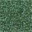 Miyuki Delica Seed Beads, 11/0 Size, #2311 Frost Opaque Glaze Rainbow Green (7.2 Gram Tube)