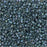 Miyuki Delica Seed Beads, 11/0 Size, #2316 Frost Opaque Glazy Rainbow Dark Teal (7.2 Gram Tube)