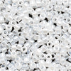 Miyuki Delica Seed Beads, 11/0 Size, Crystal White Ceylon DB231 (2.5