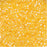Miyuki Delica Seed Beads, 11/0 Size, Yellow Luster Lined Crystal DB233 (7.2 Grams)