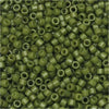 Miyuki Delica Seed Beads, 11/0 Size, #DB2357 Duracoat Army Green (7.2 Grams)