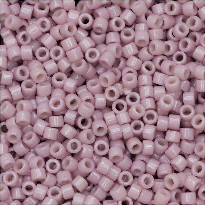 Miyuki Delica Seed Beads, 11/0 Size, #DB2361 Duracoat Soft Pink (7.2 Grams)