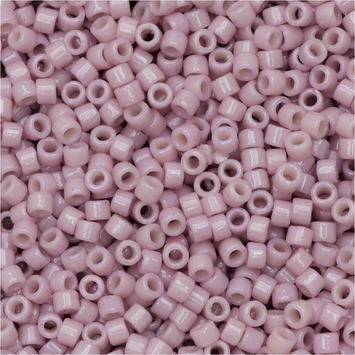 Miyuki Delica Seed Beads, 11/0 Size, #DB2361 Duracoat Soft Pink, Bulk Bag (50g)
