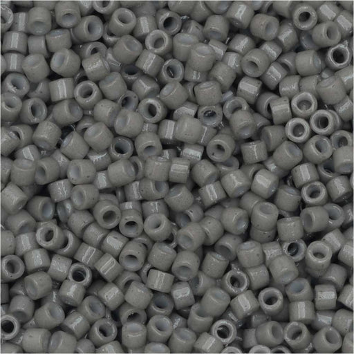 Miyuki Delica Seed Beads, 11/0 Size, #DB2367 Duracoat Slate Grey (7.2 Grams)