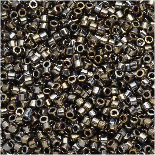 Miyuki Delica Seed Beads, 11/0 Size, Galvanized Tarnished Silver DB254 (2.5" Tube)