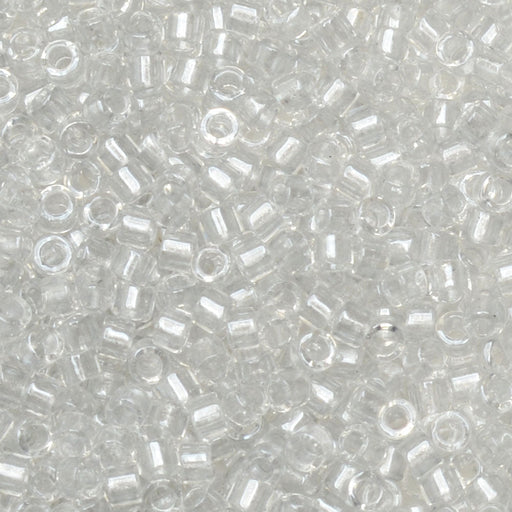 Miyuki Delica Seed Beads, 11/0 Size, #271 Galvanized Crystal (2.5" Tube)