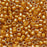 Miyuki Delica Seed Beads, 11/0 Size, Goldenrod Lined Amber AB DB272 (2.5" Tube)