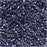 Miyuki Delica Seed Beads, 11/0 Size, Dark Blue Luster Lined DB278 (2.5" Tube)