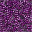 Miyuki Delica Seed Beads, 11/0 Size, Magenta Lined Pale Blue DB281 (2.5" Tube)