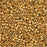 Miyuki Delica Seed Beads, 11/0, Matte Metallic Bright Yellow 24K Gold DB331 (2.5" Tube)