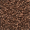 Miyuki Delica Seed Beads, 11/0 Size, Matte Copper Plated DB340 (2.5