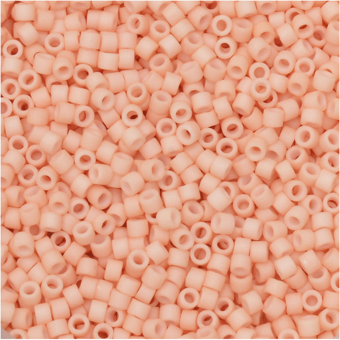 Miyuki Delica Seed Beads, 11/0 Size, #354 Matte Light Rose (2.5" Tube)