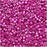 Miyuki Delica Seed Beads, 11/0 Size, Galvanized Bright Pink DB425 (2.5" Tube)