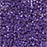 Miyuki Delica Seed Beads, 11/0 Size, Galvanized Purple Dyed DB430 (2.5" Tube)