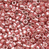 Miyuki Delica Seed Beads, 11/0 Size, Galvanized Pink Blush DB435 (2.5