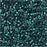 Miyuki Delica Seed Beads, 11/0 Size, #459 Nickel Plated Dyed Dark Teal (2.5" Tube)