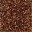 Miyuki Delica Seed Beads, 11/0 Size, Galvanized Copper Dyed DB461 (2.5" Tube)