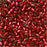 Miyuki Delica Seed Beads, 11/0 Size, Silver Lined Red DB602 (2.5" Tube)